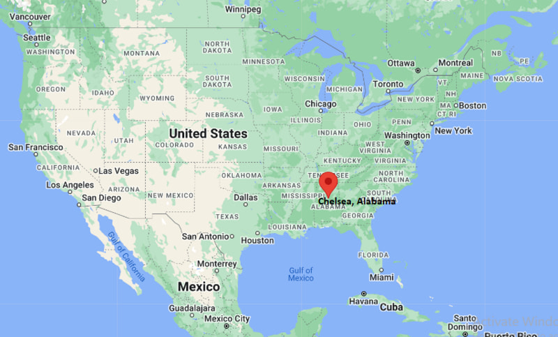 Where is Chelsea, Alabama