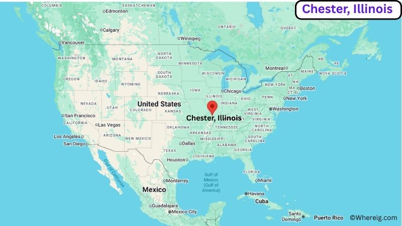 Where is Chester Located in Randolph County, Illinois