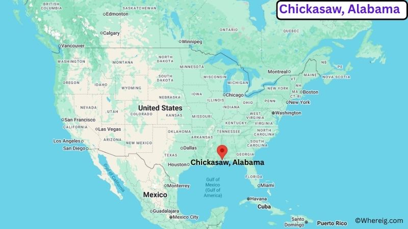 Where is Chickasaw Located in Mobile County, Alabama