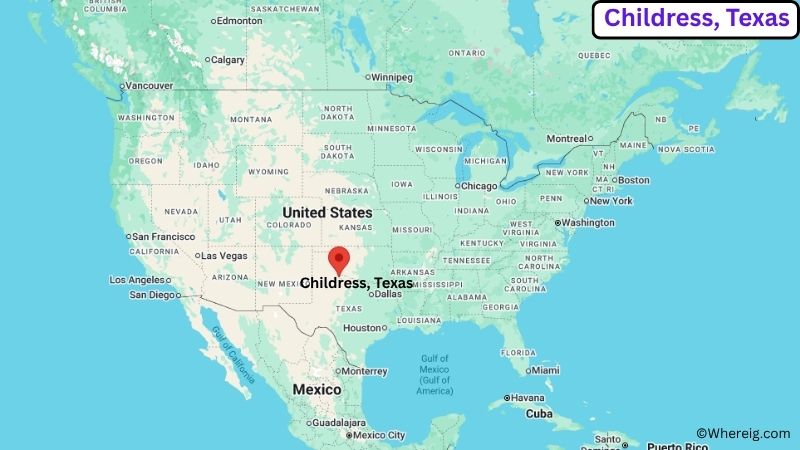 Where is Childress Located in Childress County, Texas