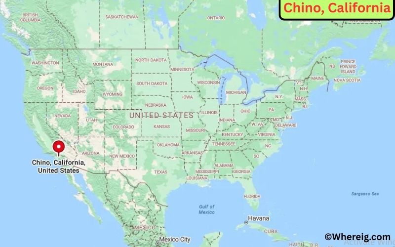 Where is Chino Located in Ventura, California