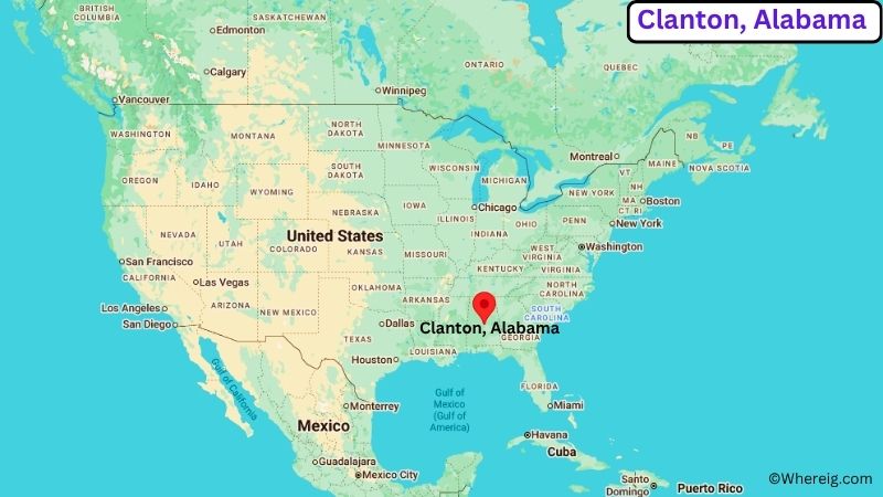 Where is Clanton Located in Chilton County, Alabama