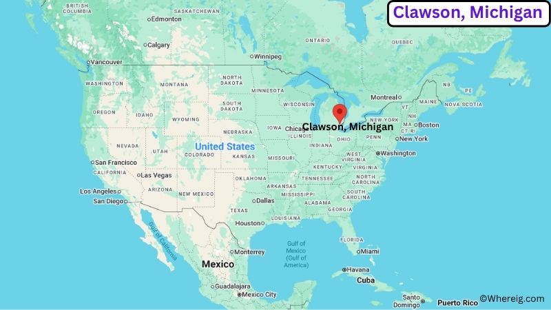Where is Clawson Located in Oakland County, Michigan