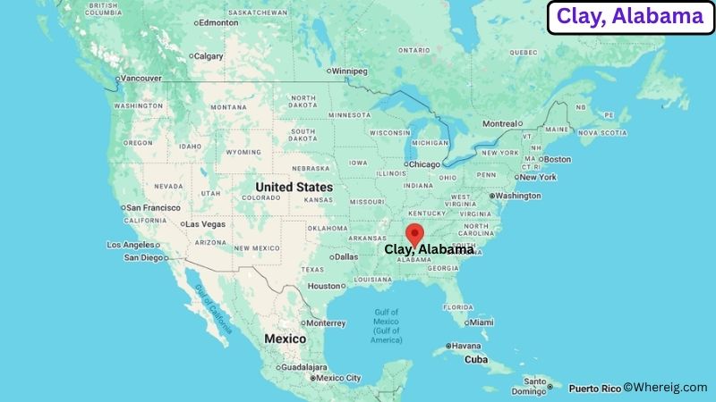 Where is Clay Located in Jefferson County, Alabama