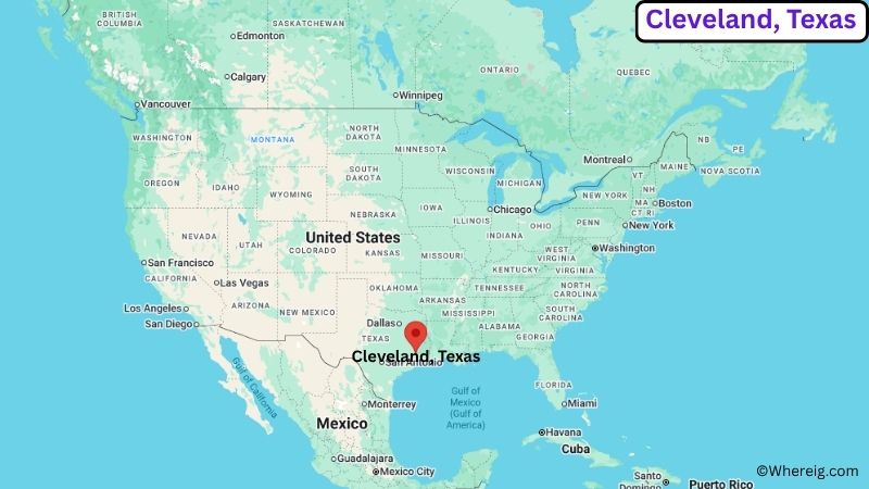 Where is Cleveland Located in Liberty County, Texas
