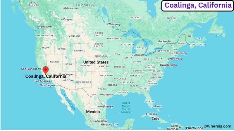 Where is Coalinga Located in Fresno County, California
