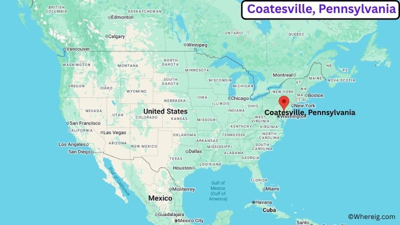 Where is Coatesville Located in Chester County, Pennsylvania
