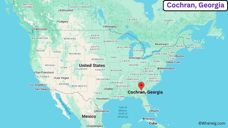 Where is Cochran Located in Bleckley County, Georgia
