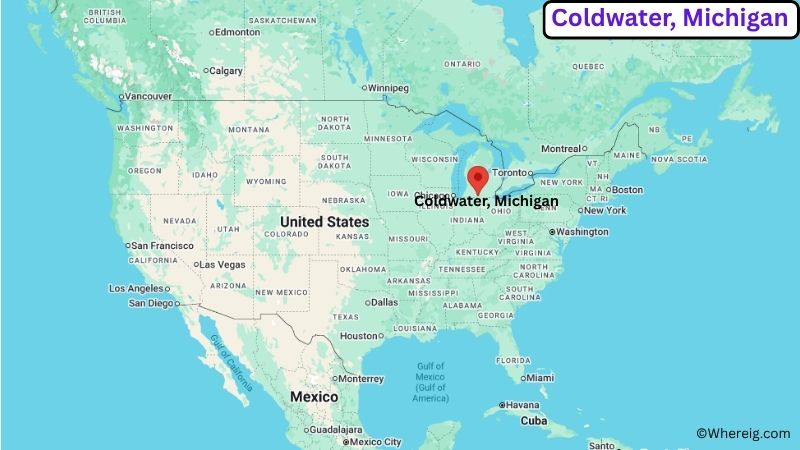 Where is Coldwater Located in Branch County, Michigan