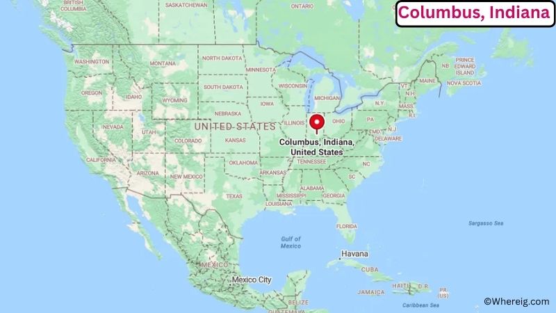 Where is Columbus Located in Bartholomew County, Indiana