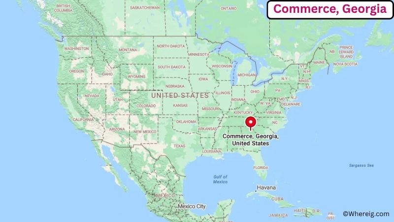 Where is Commerce Located in Jackson County, Georgia