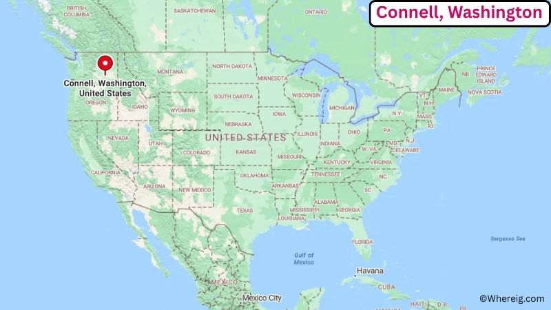 Where is Connell Located in Franklin County, Washington