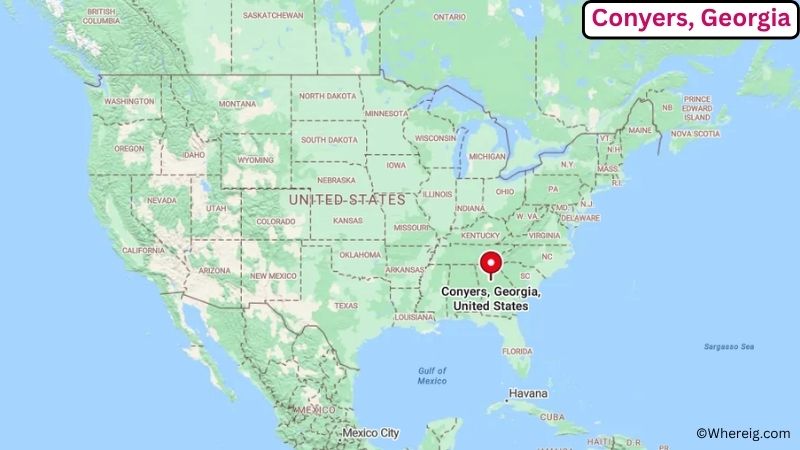 Where is Conyers Located in Rockdale County, Georgia