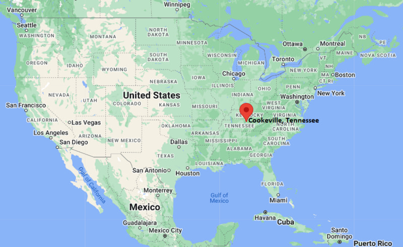 Where is Cookeville, Tennessee