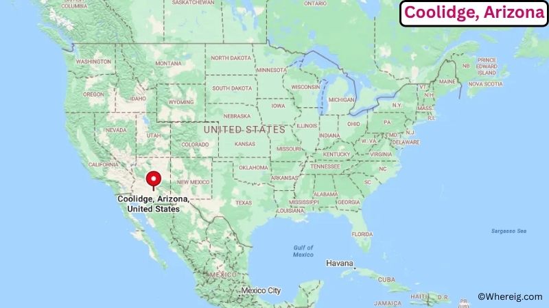 Where is Coolidge Located in Pinal County, Arizona