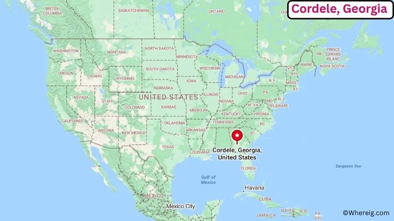 Where is Cordele Located in Crisp County, Georgia
