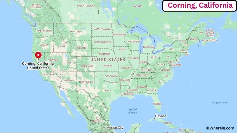 Where is Corning Located in Tehama County, California