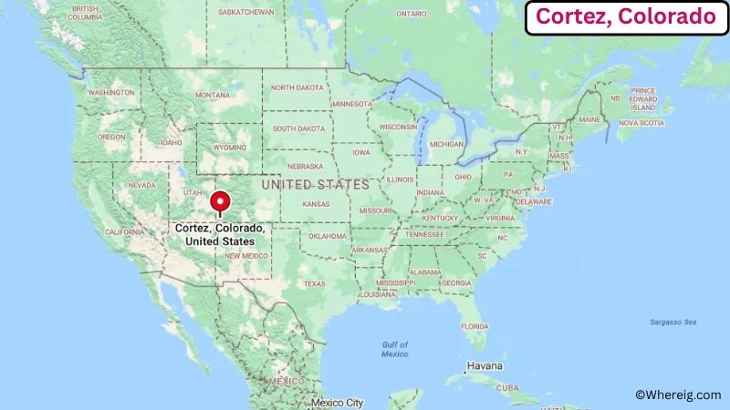 Where is Cortez Located in Montezuma County, Colorado