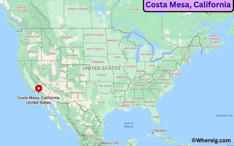 Where is Costa Mesa Located in Orange, California