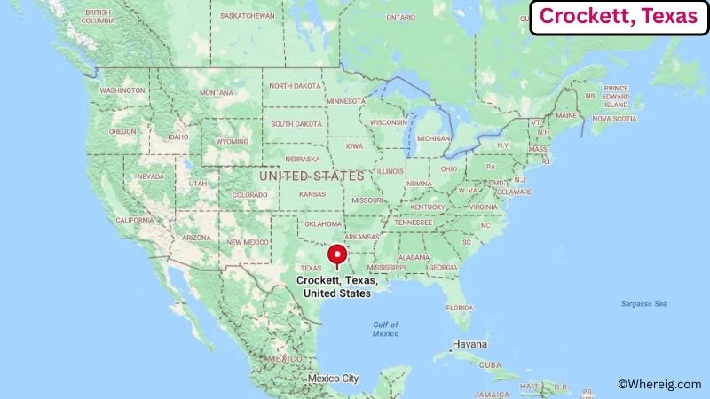 Where is Crockett Located in Houston County, Texas