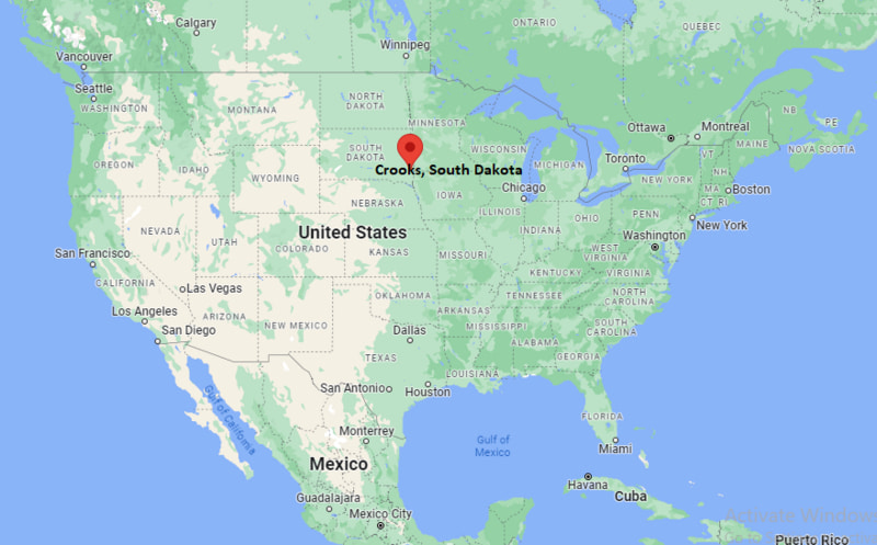 Where is Crooks, South Dakota