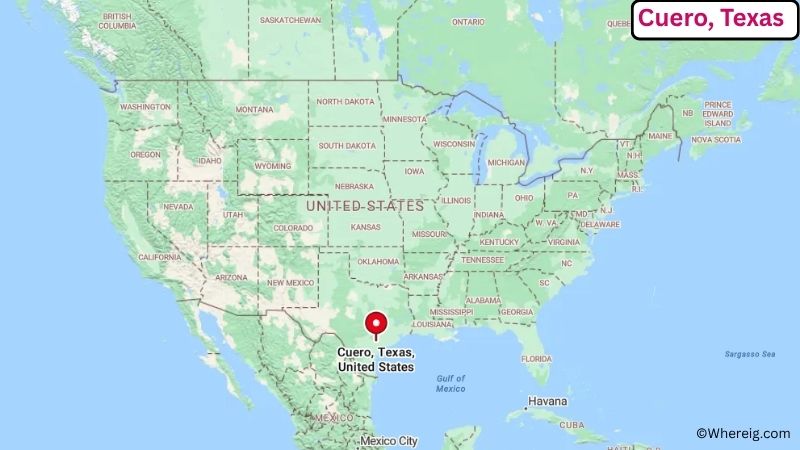 Where is Cuero Located in DeWitt County, Texas