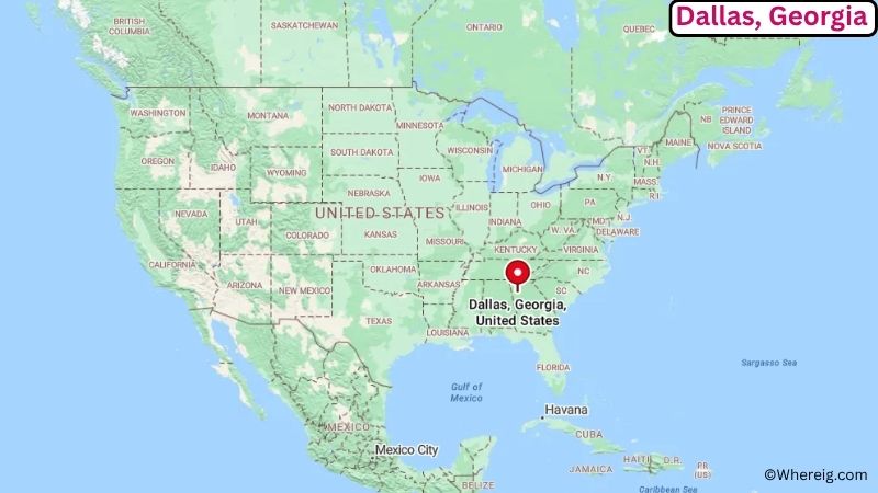 Where is Dallas Located in Paulding County, Georgia