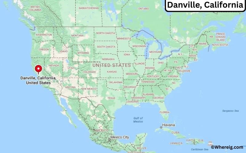 Where is Danville Located in Contra Costa, California