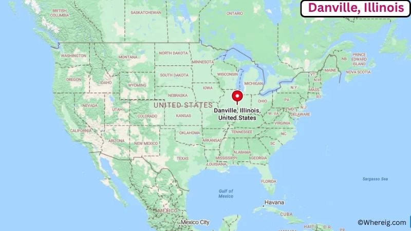 Where is Danville Located in Vermilion County, Illinois