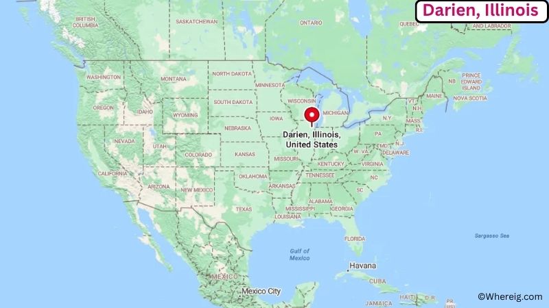 Where is Darien Located in DuPage County, Illinois