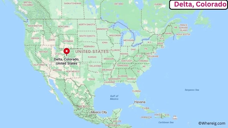 Where is Delta Located in Delta County, Colorado