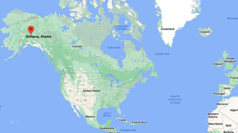 Where is Deltana, Alaska