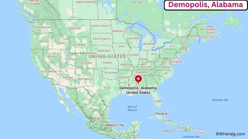 Where is Demopolis Located in Marengo County, Alabama