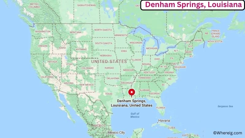 Where is Denham Springs Located in Livingston Parish, Louisiana