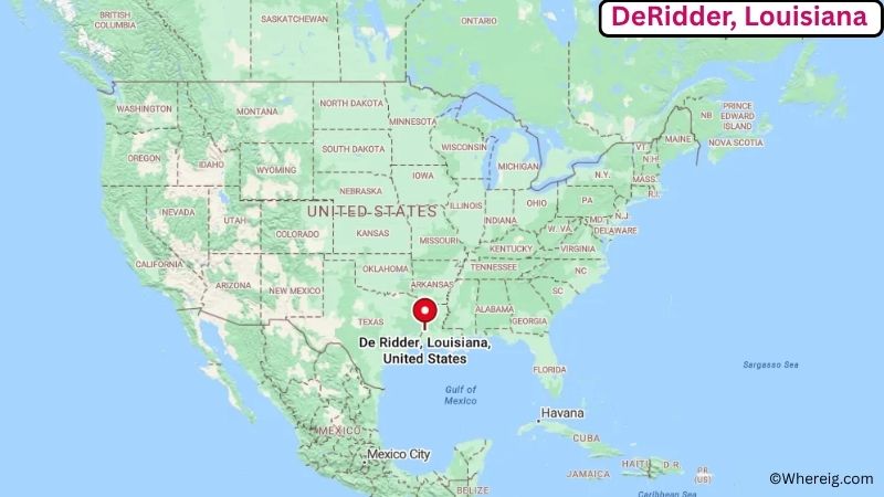 Where is DeRidder Located in Beauregard Parish, Louisiana