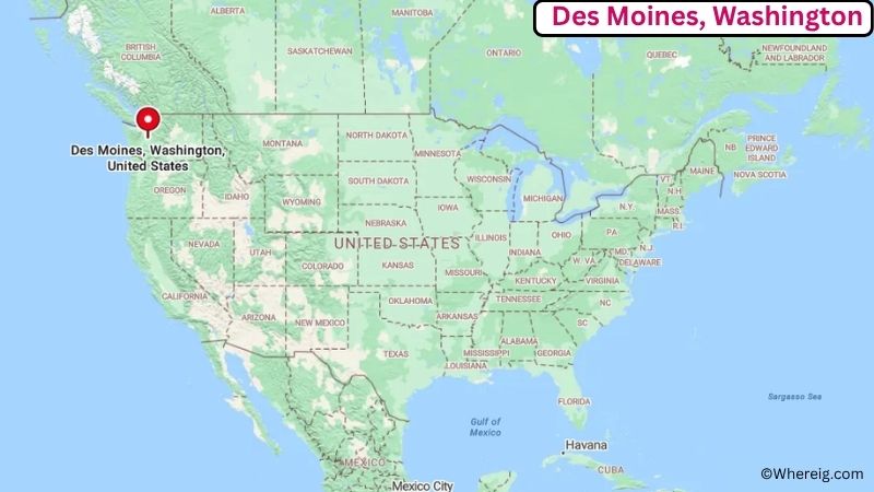 Where is Des Moines Located in King County, Washington