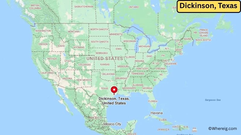 Where is Dickinson Located in Galveston County, Texas