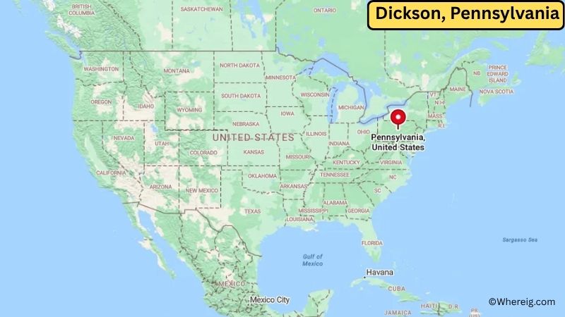 Where is Dickson Located in Lackawanna County, Pennsylvania