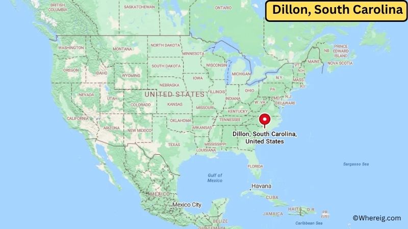 Where is Dillon Located in Dillon County, South Carolina