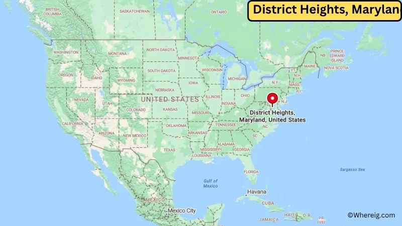 Where is District Heights Located in Prince George's County, Maryland