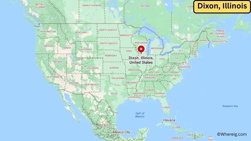 Where is Dixon Located in Lee County, Illinois