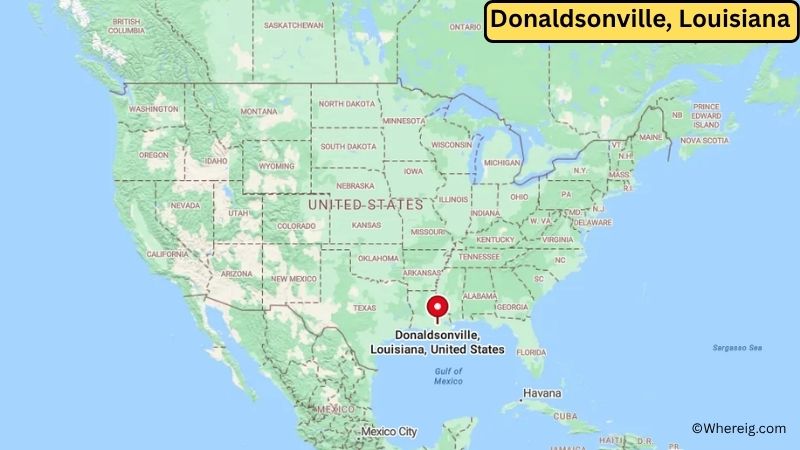 Where is Donaldsonville Located in Ascension Parish, Louisiana