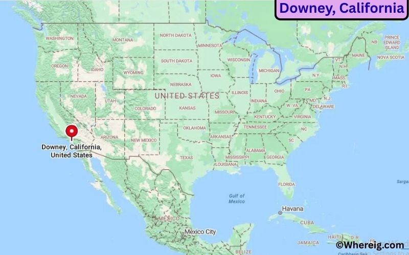 Where is Downey Located in Los Angeles, California