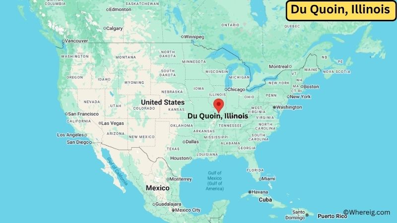 Where is Du Quoin Located in Perry County, Illinois