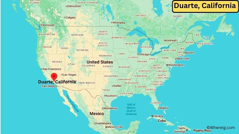 Where is Duarte Located in Los Angeles County, California