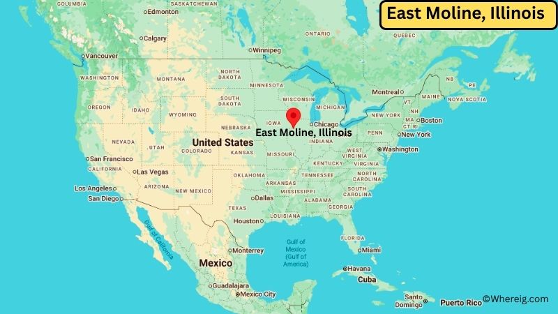 Where is East Moline Located in Rock Island County, Illinois