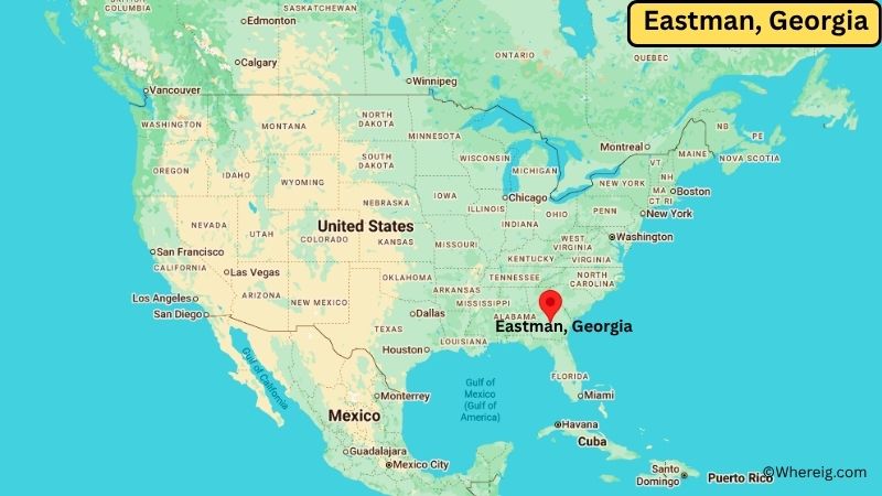Where is Eastman Located in Dodge County, Georgia