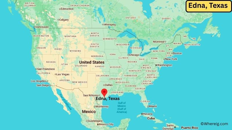 Where is Edna Located in Jackson County, Texas
