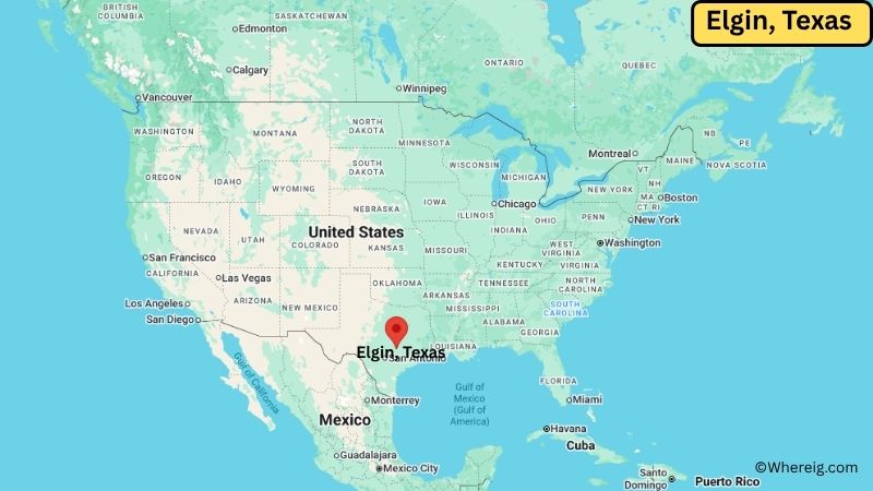 Where is Elgin Located in Bastrop County, Texas