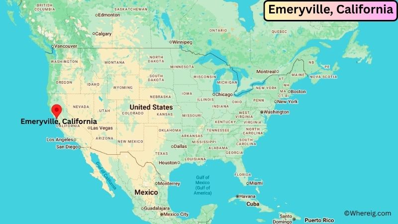 Where is Emeryville Located in Alameda County, California